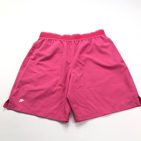 Fabletics Small/Medium (Fits 28W) Non-Lined Elastic Waist 7" Shorts Pink - Picture 1 of 7